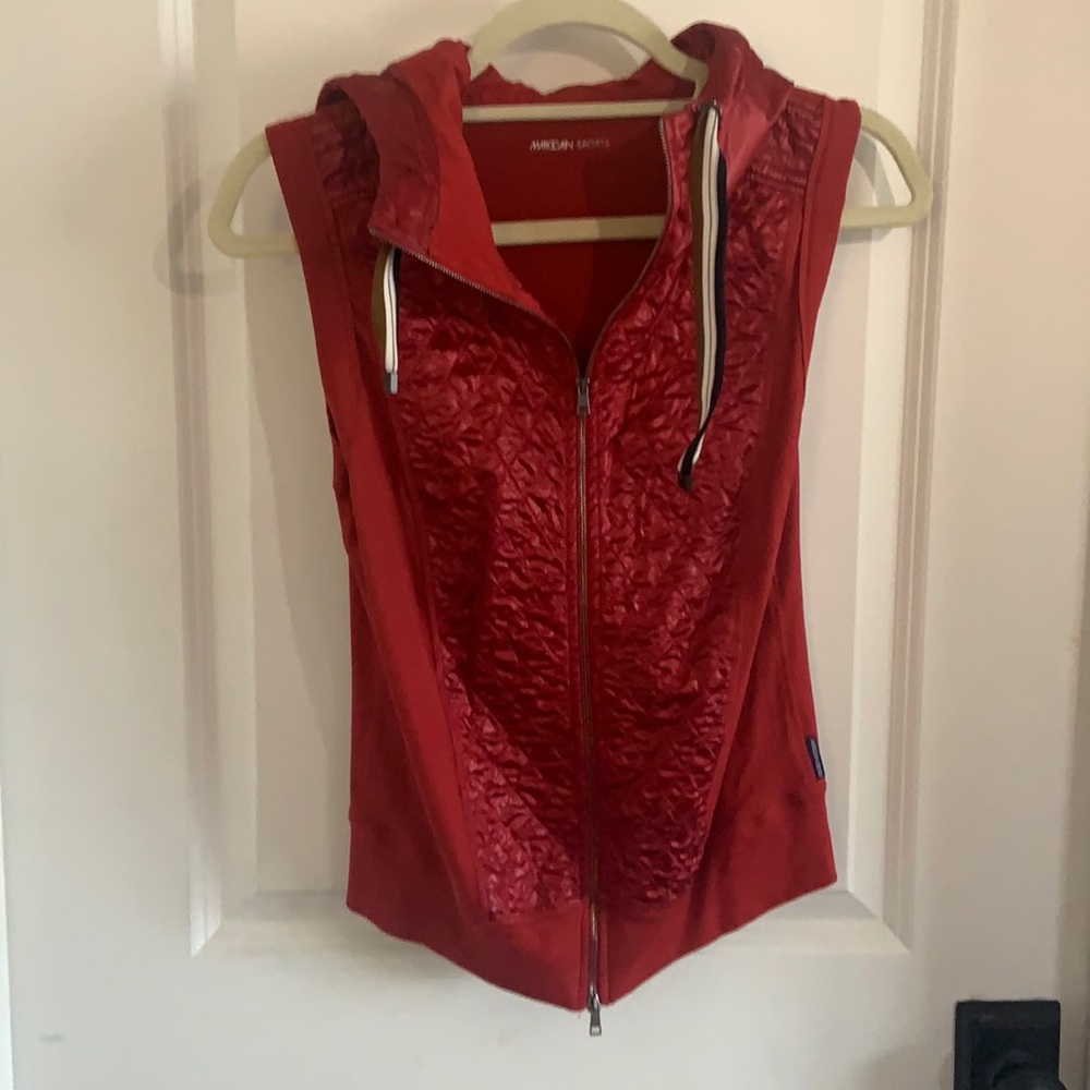 Marccain Sports Red Quilted Vest